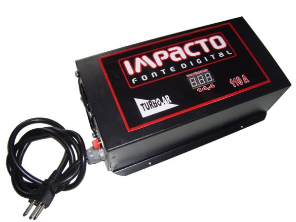 FONTE AUTOMOTIVA IMPACTO 110AMP FRETE GRATIS P/ TODO BRASIL